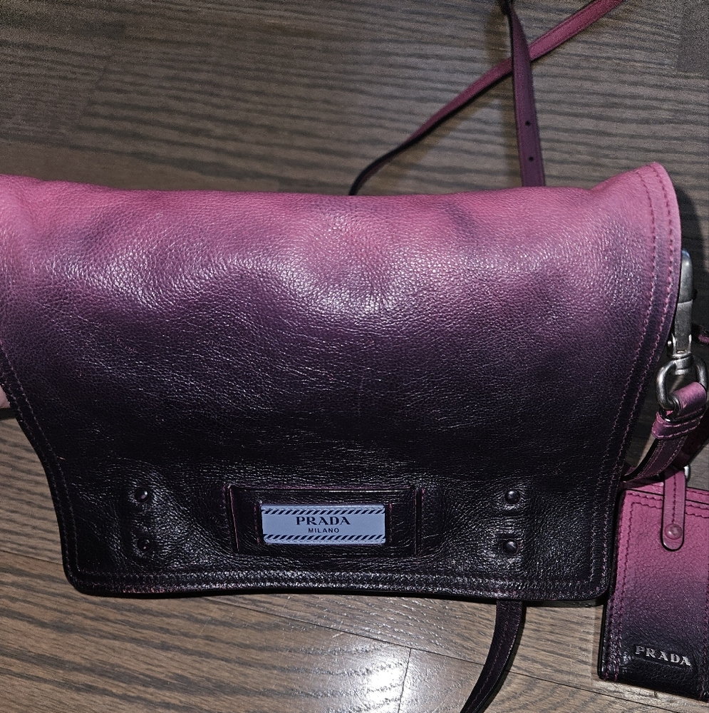 Prada Ombre Pink and Black Women's Bag